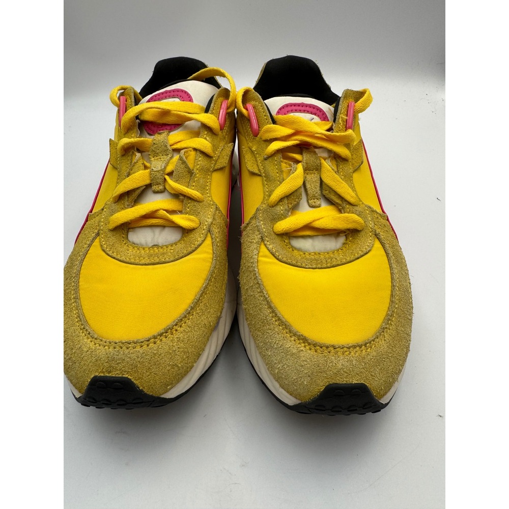 Puma Cruise Rider Yellow Pink Lavender Colorblock Platform Sneakers Womens - Picture 3 of 10